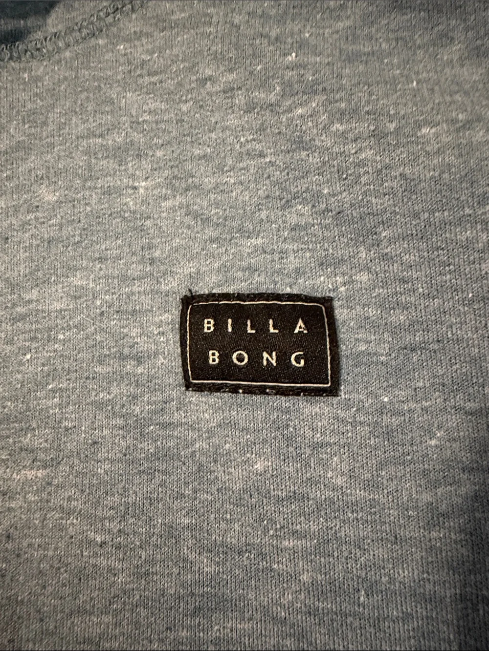 Billabong Light Blue Kids Hoodie with Front Pocket - Casual Pullover Size 6